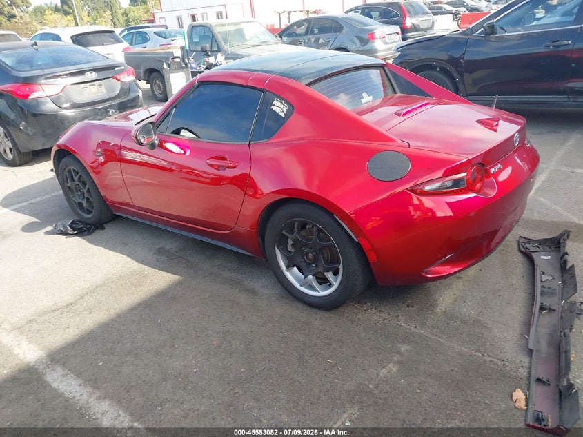 Vin: jm1ndam73n0502306, lot: 46081435, mazda mx-5 miata rf grand touring 20223