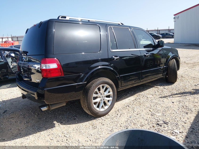 Vin: 1fmju2at8gef38712, lot: 46081476, ford expedition limited 20164