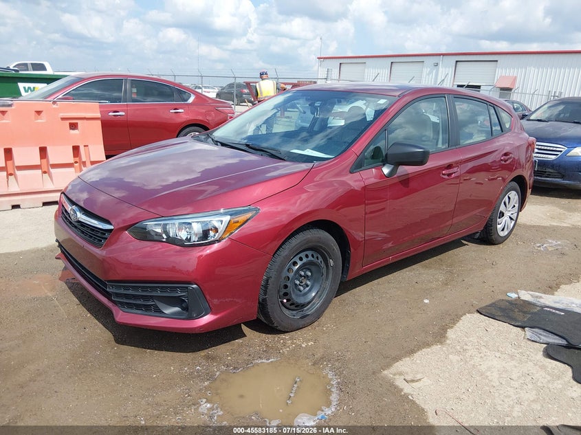 Vin: 4s3gtab64n3719383, lot: 46081538, subaru impreza base 5-door 20222
