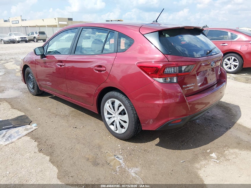 Vin: 4s3gtab64n3719383, lot: 46081538, subaru impreza base 5-door 20223