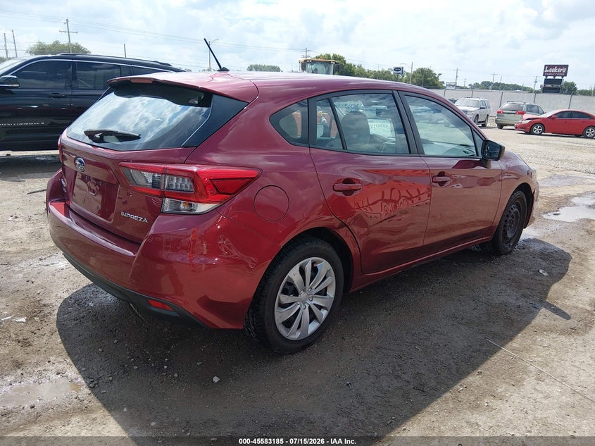Vin: 4s3gtab64n3719383, lot: 46081538, subaru impreza base 5-door 20224