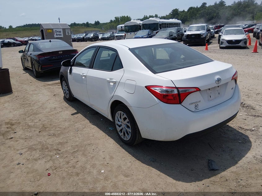 Vin: 2t1burhe4gc680650, lot: 46081565, toyota corolla le 20163