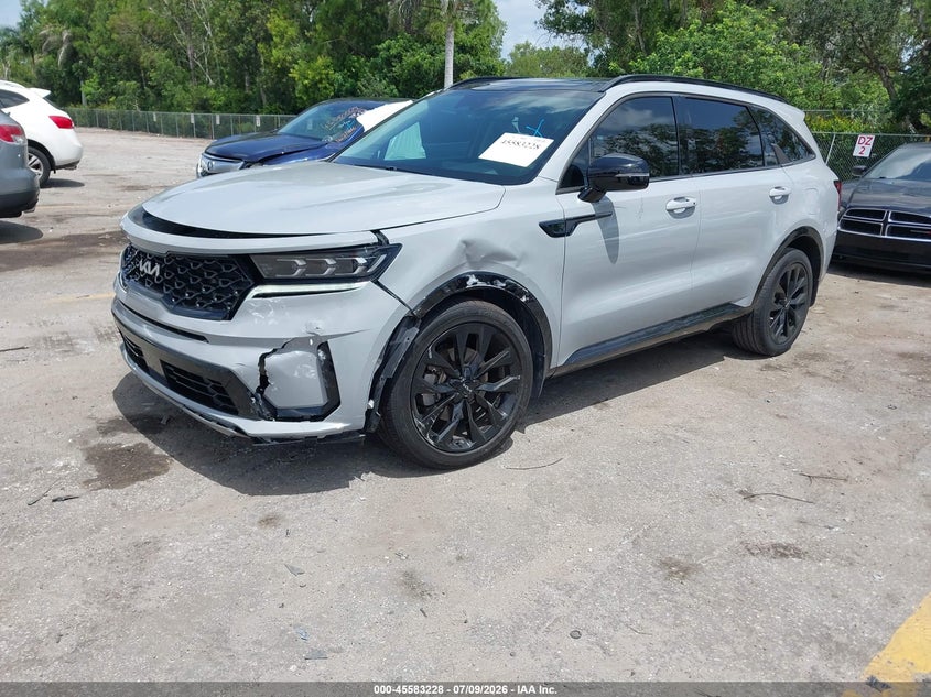 2023 Kia Sorento, Front End, IAAI, VIN 5XYRK4LF3PG166963 — photo 2