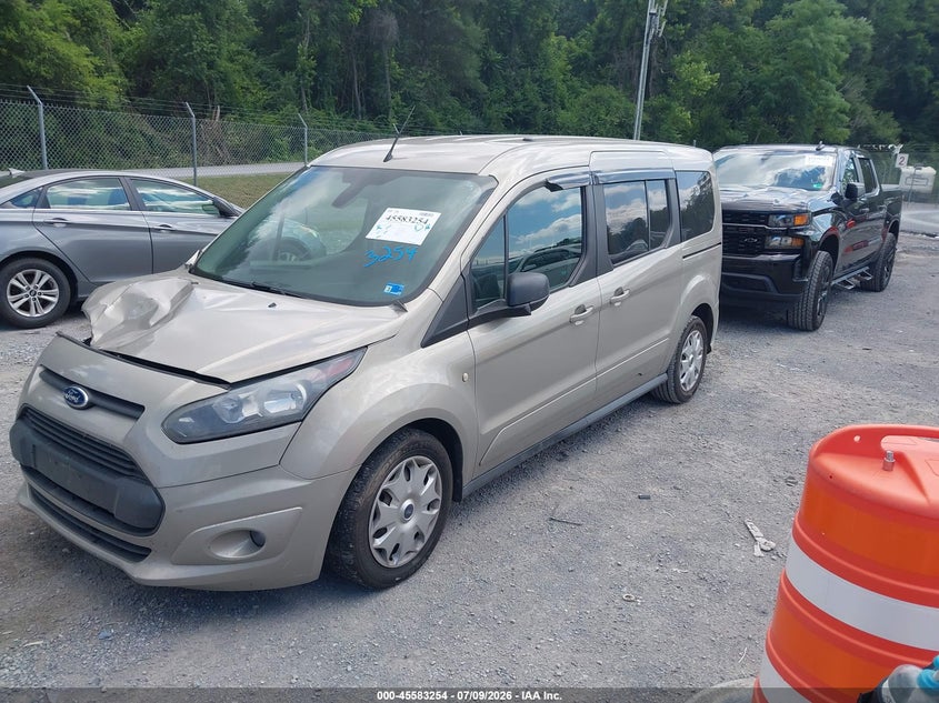 Vin: nm0ge9f78f1223041, lot: 46081607, ford transit connect xlt 20152