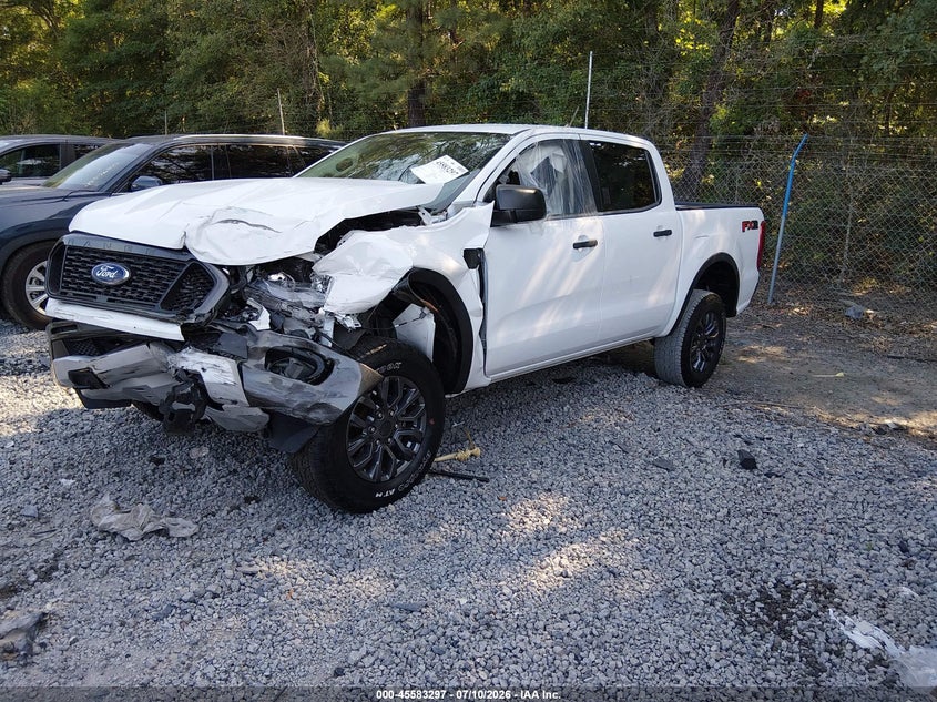 2021 Ford Ranger, Front End, IAAI, VIN 1FTER4EH7MLD67371 — photo 2