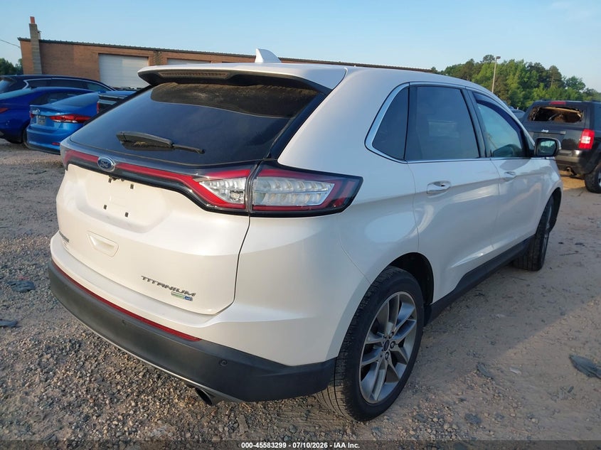 Vin: 2fmpk4k93gbb17233, lot: 46081652, ford edge titanium 20164