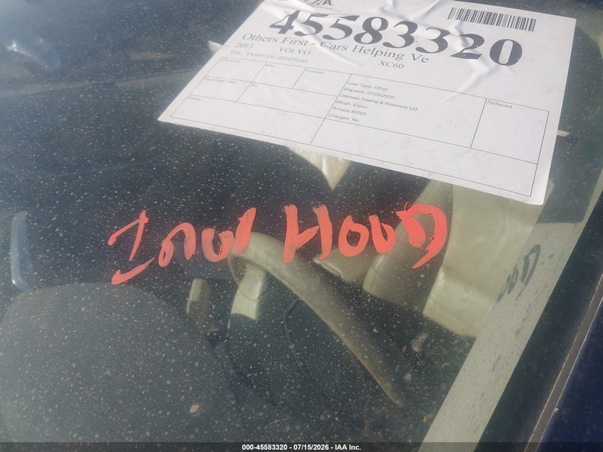 2013 Volvo Xc60 3.2 Premier VIN: YV4952DL5D2456169 Lot: 45583320