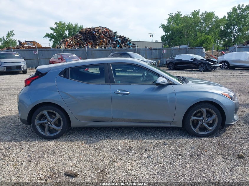 2019 Hyundai Veloster 2.0 VIN: KMHTG6AF6KU016872 Lot: 45583347