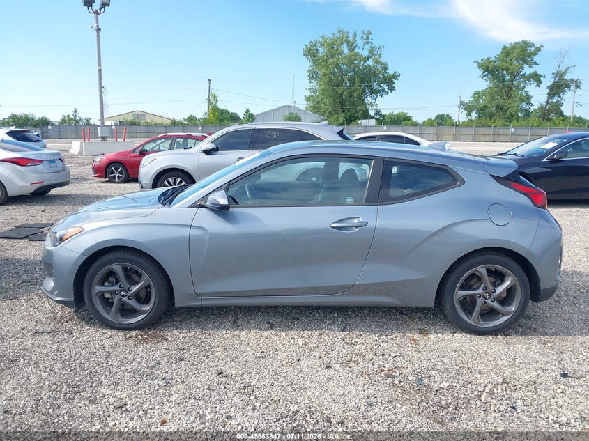 2019 Hyundai Veloster 2.0 VIN: KMHTG6AF6KU016872 Lot: 45583347
