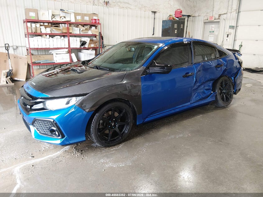 2019 Honda Civic, Лівий бік, IAAI, VIN 2HGFC1E56KH702612 — фото 2