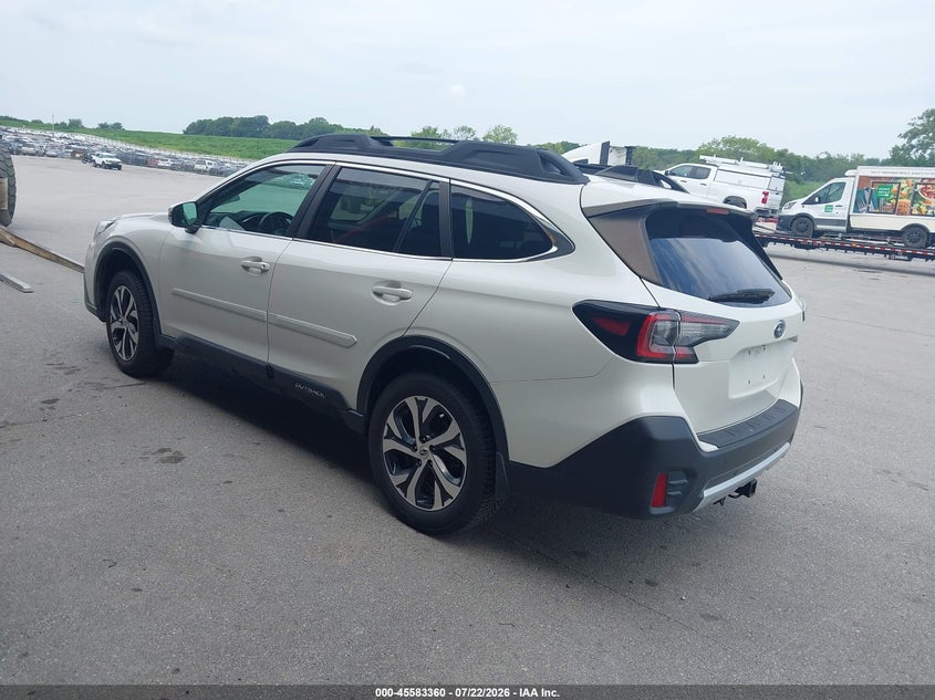 Vin: 4s4btgnd5m3184453, lot: 46081713, subaru outback limited xt 20213