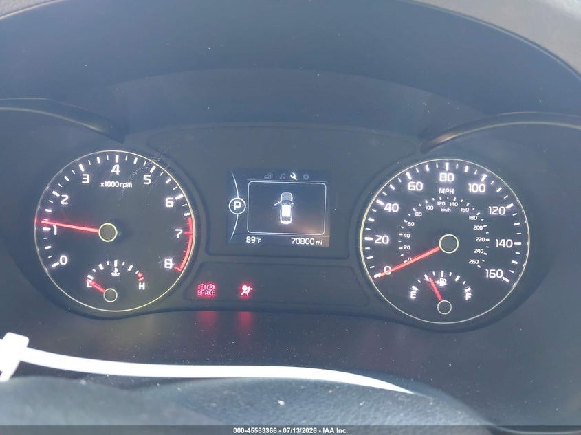 2017 KIA OPTIMA SEDAN 2.4L I-4 DI, DOHC, VVT, 185HP