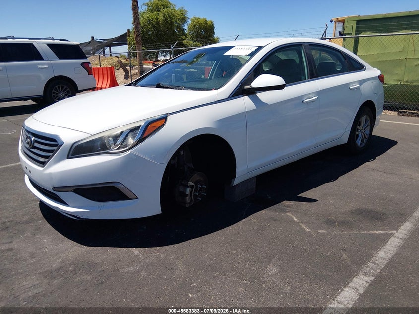 2017 Hyundai Sonata, Ходова, IAAI, VIN 5NPE24AF1HH560649 — фото 2
