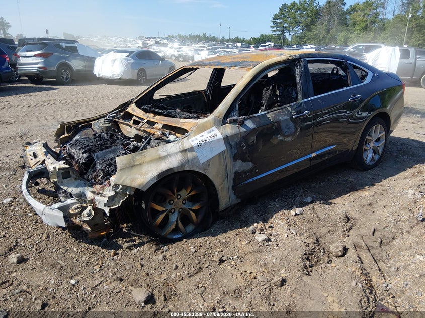 2017 Chevrolet Impala, Engine Burn, IAAI, VIN 2G1145S39H9157095 — photo 2
