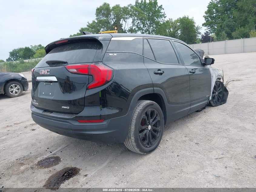 Vin: 3gkaltev7ll105826, lot: 46081770, gmc terrain awd sle 20204
