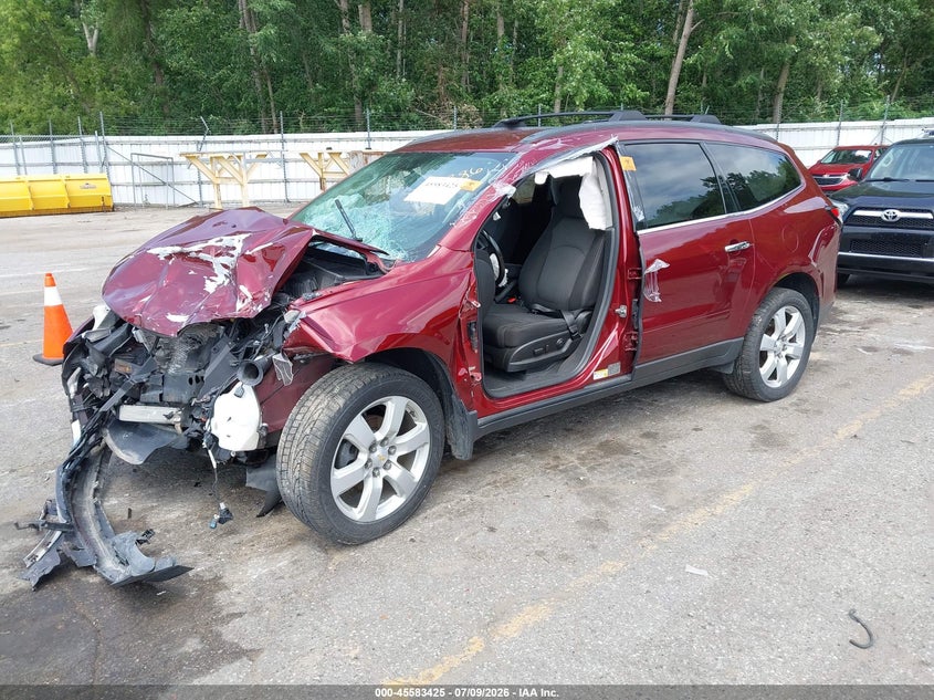 2016 Chevrolet Traverse, Front End, IAAI, VIN 1GNKRGKD7GJ107386 — photo 2