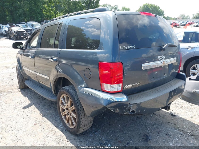 2007 CHRYSLER ASPEN SPORT UTILITY VEHICLE 5.7L V-8 335HP