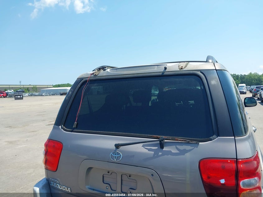 2002 TOYOTA SEQUOIA SPORT UTILITY VEHICLE 4.7L V-8 DOHC, 240HP