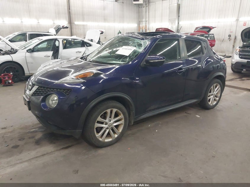 Vin: jn8af5mv7ft553567, lot: 46081843, nissan juke sl 20152