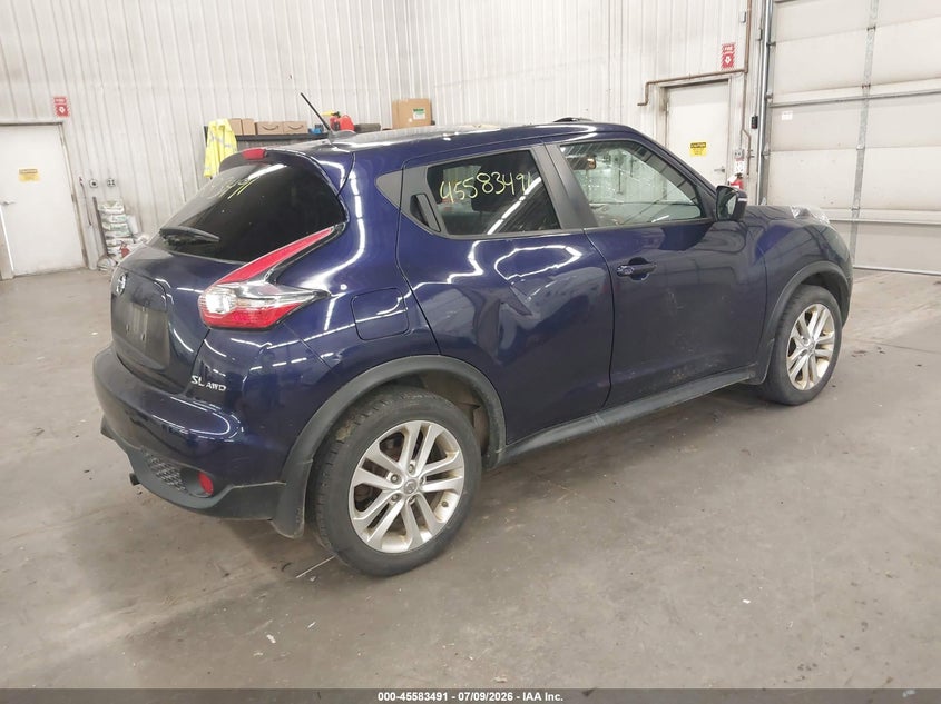 Vin: jn8af5mv7ft553567, lot: 46081843, nissan juke sl 20154