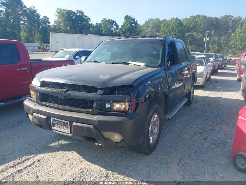 2002 Chevrolet Avalanche, Rollover, IAAI, VIN 3GNEK13TX2G216679 — photo 2