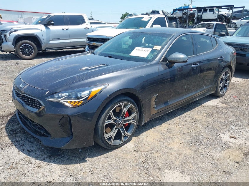 Vin: knae35lc2k6051352, lot: 46081872, kia stinger gt 20192