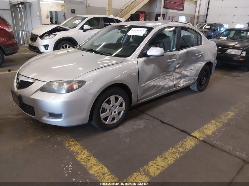 2008 Mazda 3, Left Side, IAAI, VIN JM1BK12F681826612 — photo 2