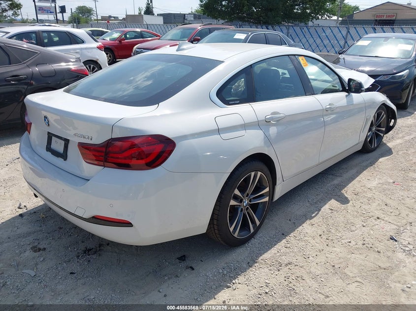 Vin: wba4j1c09lcd53744, lot: 46081921, bmw 430i gran coupe 20204