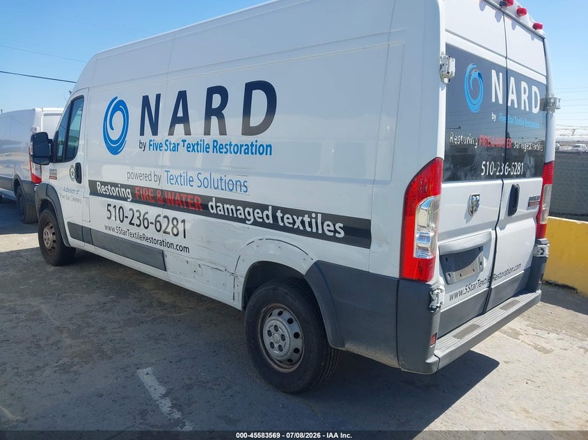 2017 RAM PROMASTER 2500 auction photo 3