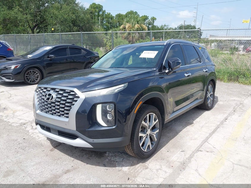 2020 Hyundai Palisade Sel, Right Side, IAAI, VIN KM8R44HE2LU108762 — photo 2