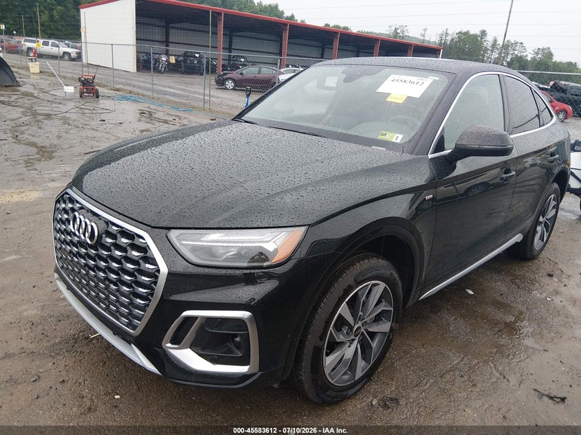 Vin: wa15aafy9r2078763, lot: 46081965, audi q5 sportback premium plus 45 tfsi s line quattro s tronic 20242