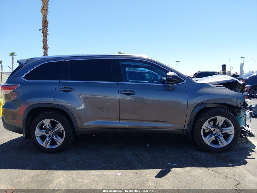 2014 TOYOTA HIGHLANDER SPORT UTILITY VEHICLE 3.5L V-6 DOHC, VVT, 270HP