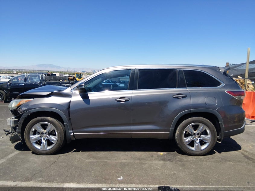 2014 TOYOTA HIGHLANDER SPORT UTILITY VEHICLE 3.5L V-6 DOHC, VVT, 270HP