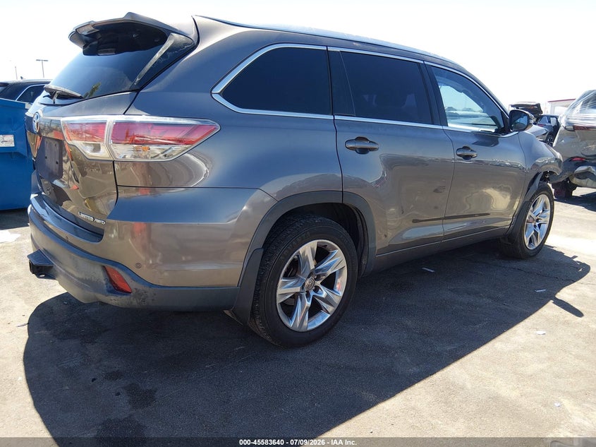 2014 TOYOTA HIGHLANDER SPORT UTILITY VEHICLE 3.5L V-6 DOHC, VVT, 270HP