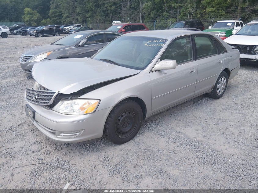 2004 Toyota Avalon, Front & Rear, IAAI, VIN 4T1BF28B74U357808 — photo 2