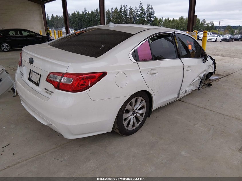 Vin: 4s3bnac68g3054459, lot: 46082025, subaru legacy 2.5i premium 20164