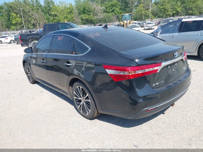 TOYOTA AVALON HYBRID 2015 VIN 4T1BD1EB7FU048234