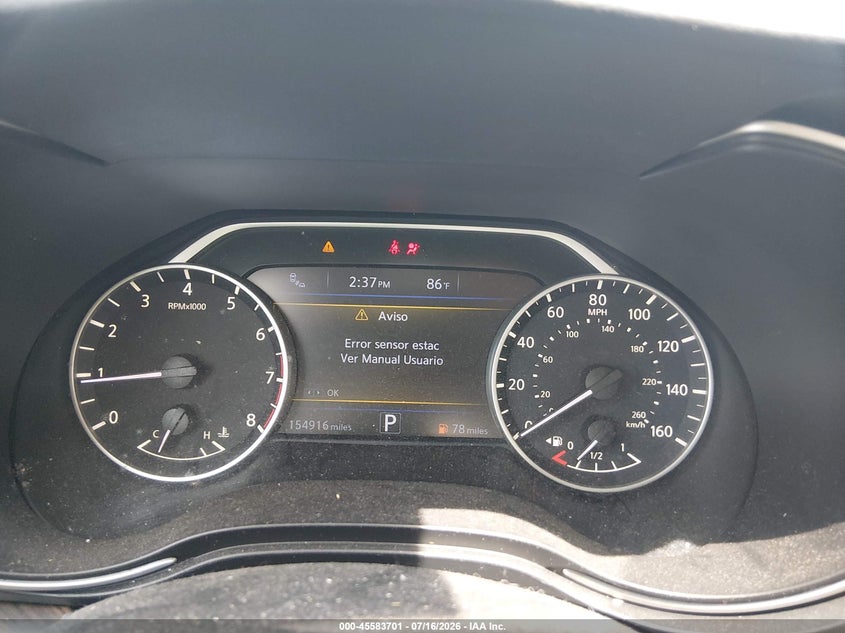 NISSAN MAXIMA 2016 VIN 1N4AA6AP9GC382771