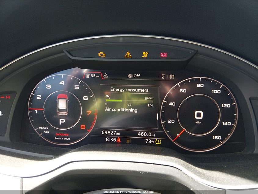 2019 Audi Q7 45 Premium VIN: WA1LHAF72KD035810 Lot: 45583711