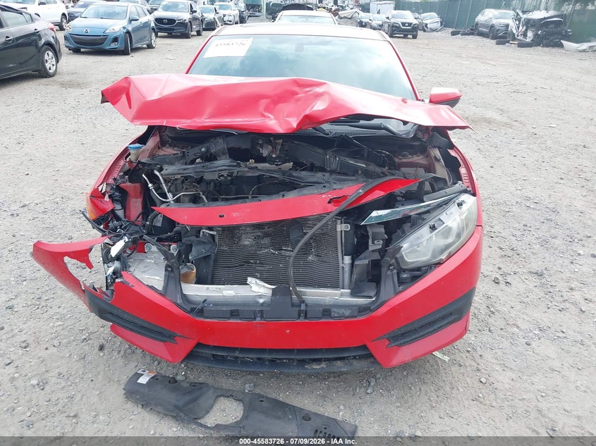 2016 HONDA CIVIC COUPE 2.0L I-4 DOHC, VVT, 158HP