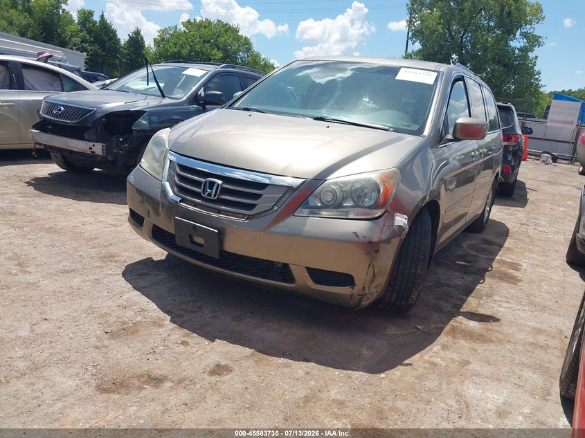 2010 Honda Odyssey, Звичайний знос, IAAI, VIN 5FNRL3H67AB108630 — фото 2