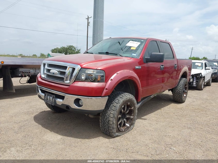 2008 Ford F-150, Лівий бік, IAAI, VIN 1FTRW12WX8FA98556 — фото 2