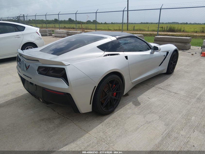 Vin: 1g1yd2d70g5124673, lot: 46082096, chevrolet corvette stingray 20164