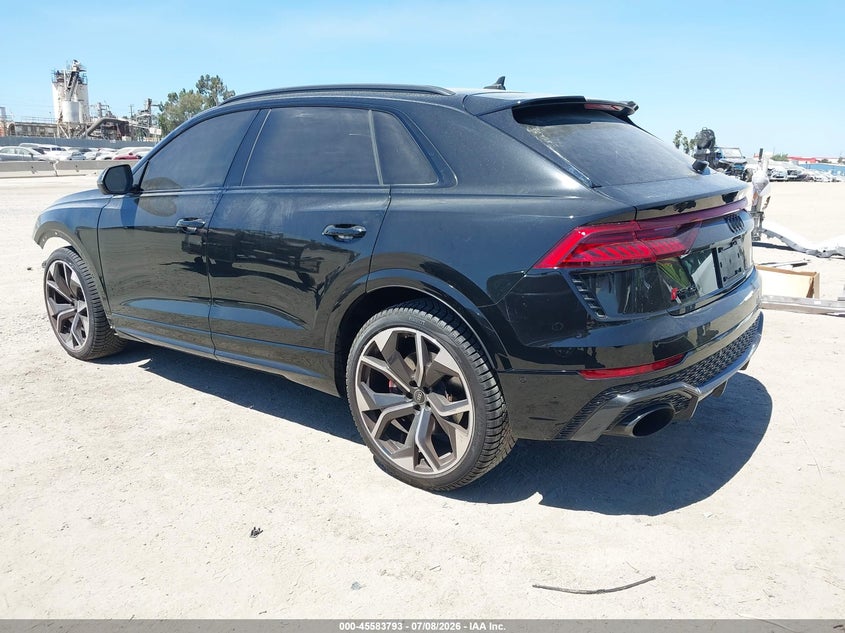 Vin: wu1arbf1xpd022373, lot: 46082145, audi rs q8 tfsi quattro tiptronic 20233