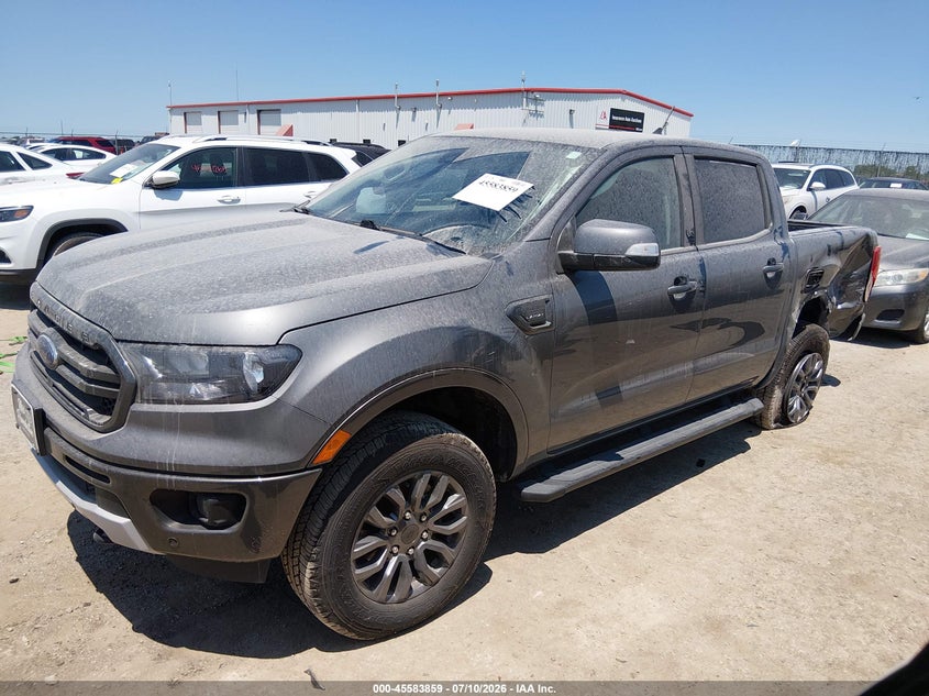 2022 Ford Ranger, Left Rear, IAAI, VIN 1FTER4FH0NLD49794 — photo 2