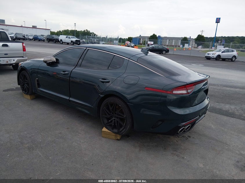 Vin: knae35ld2n6109487, lot: 46082215, kia stinger gt-line 20223