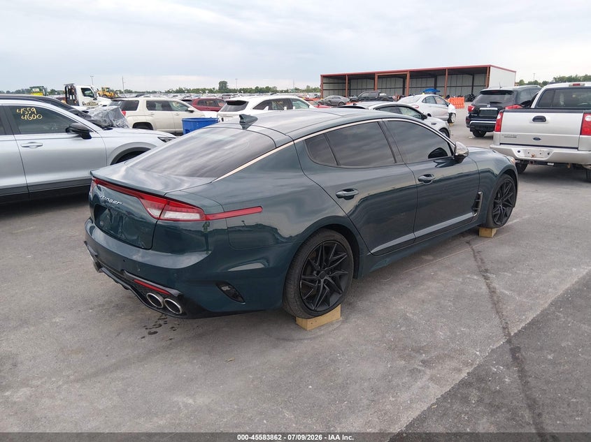 Vin: knae35ld2n6109487, lot: 46082215, kia stinger gt-line 20224