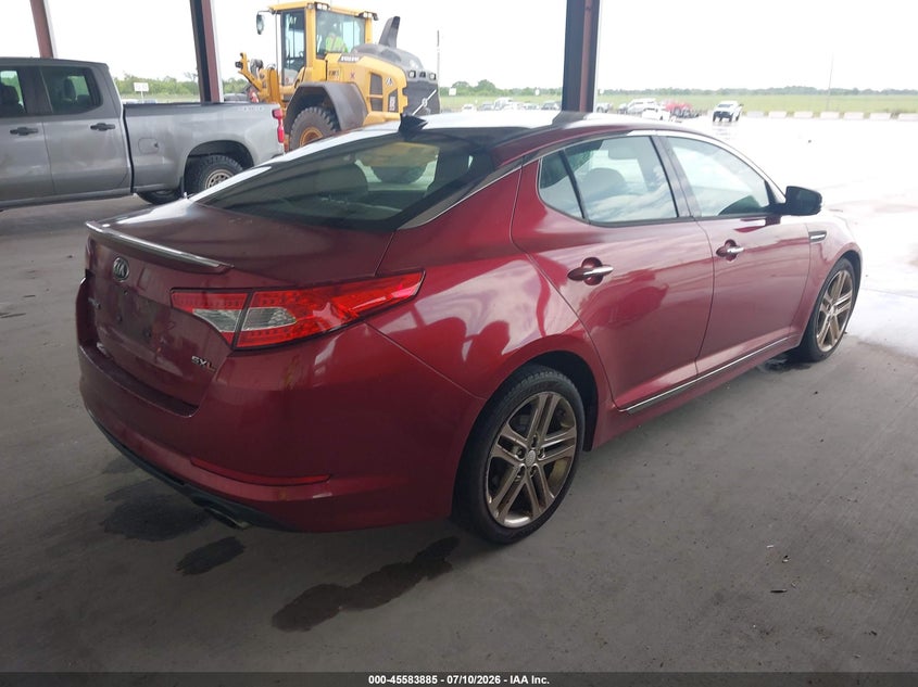 Vin: 5xxgr4a69dg122178, lot: 46082238, kia optima sx 20134