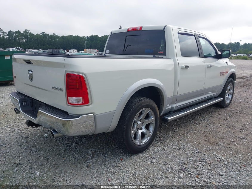 Vin: 1c6rr7nt3hs661344, lot: 46082244, ram 1500 laramie  4x4 5'7 box 20174