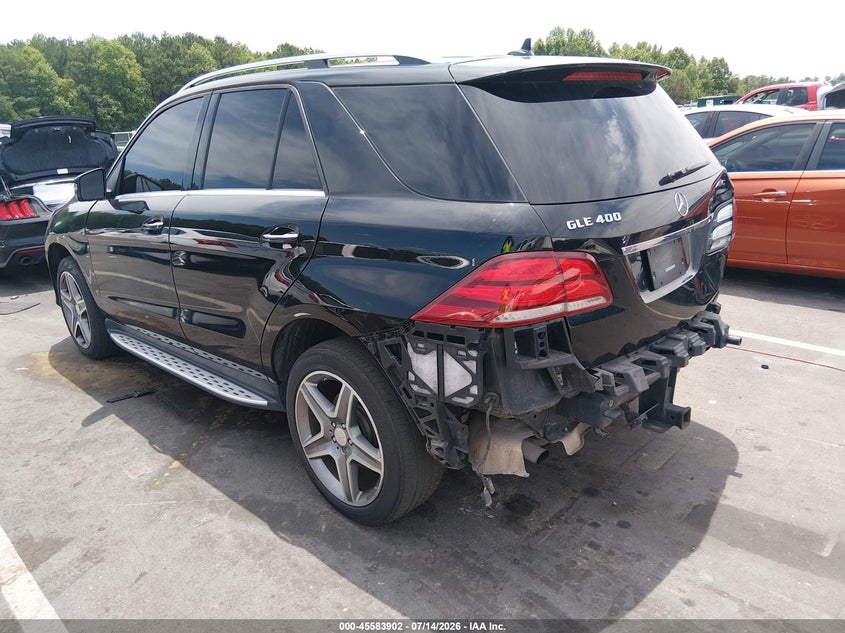 2016 MERCEDES-BENZ GLE 400 auction photo 3